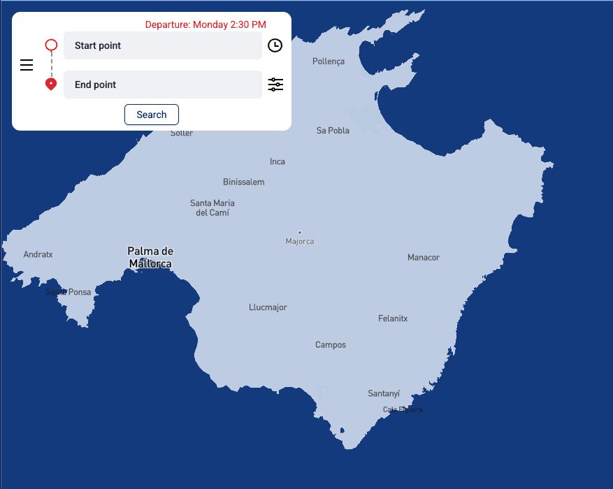 SailRouting app screen